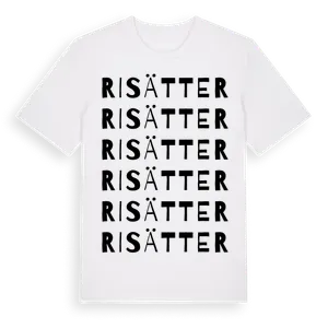 Risätter ordlek t-shirt – ekologisk bomull t-shirt från Pinshirt