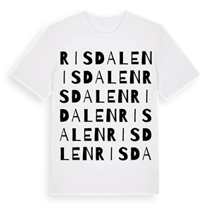 Risdalen ordlek t-shirt – ekologisk bomull t-shirt från Pinshirt