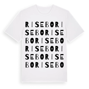 Risebo ordlek t-shirt – ekologisk bomull t-shirt från PinShirt