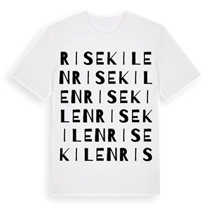 Risekilen ordlek t-shirt – ekologisk bomull t-shirt från Pinshirt