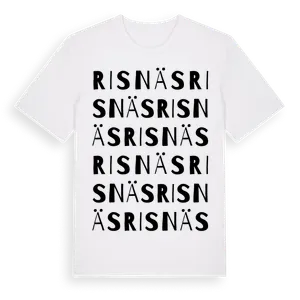 Risnäs ordlek t-shirt – ekologisk bomull t-shirt från Pinshirt