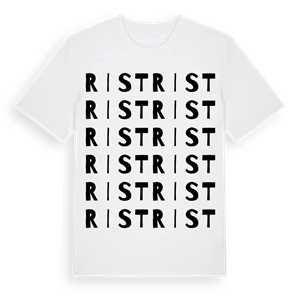 Rist ordlek t-shirt – ekologisk bomull t-shirt från Pinshirt