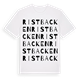 White t-shirt med Ristbacken ordlek t-shirt