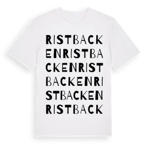 Ristbacken ordlek t-shirt – ekologisk bomull t-shirt från Pinshirt