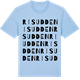 Blue Soul t-shirt med Risudden ordlek t-shirt