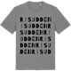 Mid Heather Gray t-shirt med Risudden ordlek t-shirt