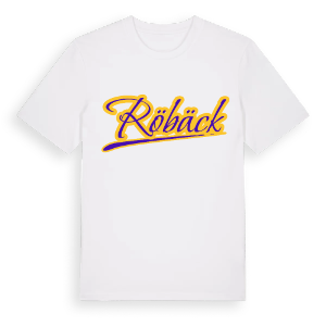 Röbäck baseball t-shirt – ekologisk bomull t-shirt från Pinshirt
