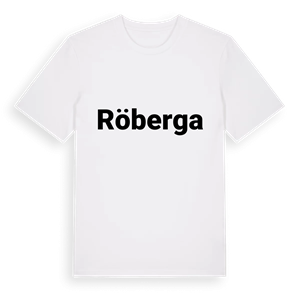 Röberga fetstil t-shirt – ekologisk bomull t-shirt från PinShirt