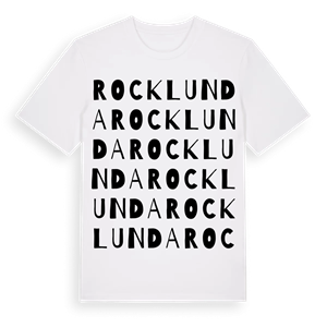 Rocklunda ordlek t-shirt – ekologisk bomull t-shirt från Pinshirt