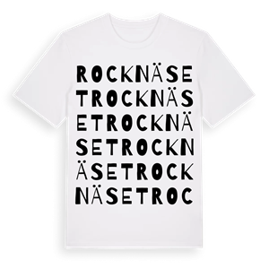 Rocknäset ordlek t-shirt – ekologisk bomull t-shirt från Pinshirt