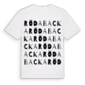 Röda Backa ordlek t-shirt