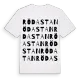 Röda stan ordlek t-shirt