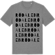 Mid Heather Gray t-shirt med Rödalen ordlek t-shirt