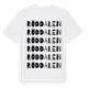 White t-shirt med Röddalen ordlek t-shirt