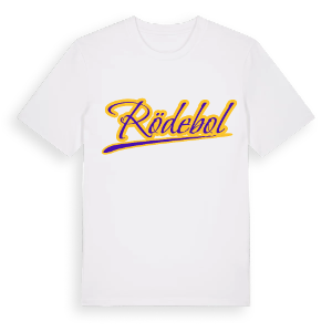 Rödebol baseball t-shirt – ekologisk bomull t-shirt från Pinshirt