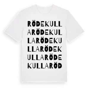 Rödekulla ordlek t-shirt – ekologisk bomull t-shirt från Pinshirt