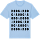 Blue Soul t-shirt med Rodga ordlek t-shirt
