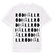 Rödhäll ordlek t-shirt