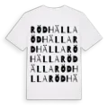Rödhälla ordlek t-shirt