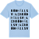 Blue Soul t-shirt med Rödhällsviken ordlek t-shirt