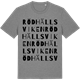 Mid Heather Gray t-shirt med Rödhällsviken ordlek t-shirt