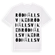 Rödhällsviken ordlek t-shirt