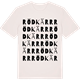 Vintage White t-shirt med Rödkärr ordlek t-shirt