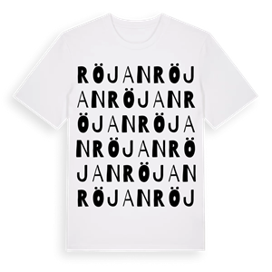 Röjan ordlek t-shirt – ekologisk bomull t-shirt från Pinshirt