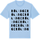 Blue Soul t-shirt med Rökinge ordlek t-shirt