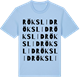 Blue Soul t-shirt med Rökslid ordlek t-shirt