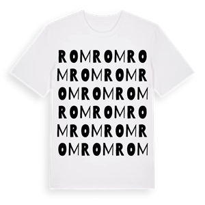 Rom ordlek t-shirt – ekologisk bomull t-shirt från Pinshirt