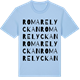 Blue Soul t-shirt med Romarelyckan ordlek t-shirt
