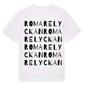 Romarelyckan ordlek t-shirt – ekologisk bomull t-shirt från Pinshirt