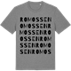 Mid Heather Gray t-shirt med Romossen ordlek t-shirt
