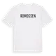 White t-shirt med Romossen i Sverige t-shirt