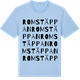 Blue Soul t-shirt med Romstäppan ordlek t-shirt
