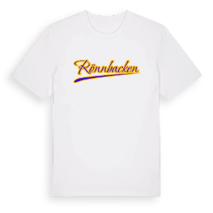 Rönnbacken baseball t-shirt – ekologisk bomull t-shirt från Pinshirt
