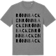 Mid Heather Gray t-shirt med Rönnbacken ordlek t-shirt