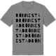 Mid Heather Gray t-shirt med Rönnestad ordlek t-shirt