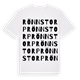 White t-shirt med Rönnstorp ordlek t-shirt