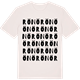 Vintage White t-shirt med Rönö ordlek t-shirt