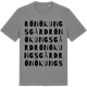 Mid Heather Gray t-shirt med Rönö kungsgård ordlek t-shirt