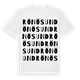 Rönö sund ordlek t-shirt