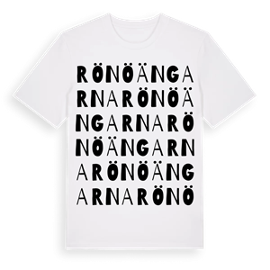 Rönöängarna ordlek t-shirt – ekologisk bomull t-shirt från Pinshirt