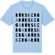 Blue Soul t-shirt med Rörsberga ordlek t-shirt