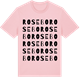 Pink Cotton t-shirt med Rosebo ordlek t-shirt