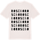Vintage White t-shirt med Rosebo ordlek t-shirt