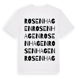 Rosenhagen ordlek t-shirt – ekologisk bomull t-shirt från Pinshirt