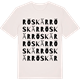Vintage White t-shirt med Röskär ordlek t-shirt
