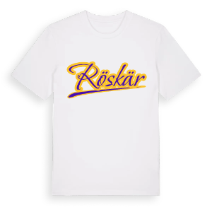 Röskär baseball t-shirt – ekologisk bomull t-shirt från Pinshirt